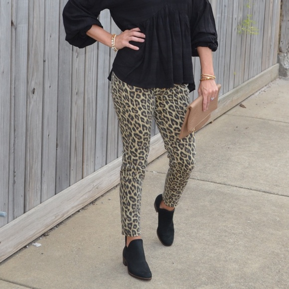 Judy Blue Denim - Judy Blue Leopard Skinny Jeans